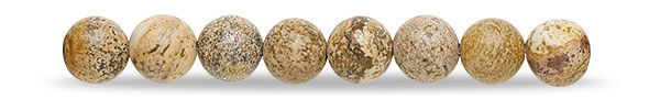 Picture Jasper Gemstone Beads